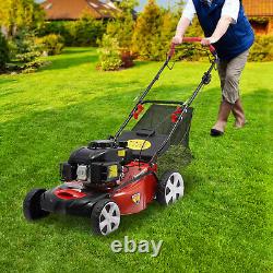 Petrol Lawn Mower Self Propelled Electric Start 5HP 4-Stroke 140cc Cut Lawnmower