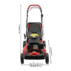 Petrol Lawn Mower Self Propelled Electric Start 5HP 4-Stroke 140cc Cut Lawnmower