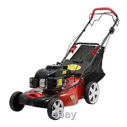 Petrol Lawn Mower Self Propelled Electric Start 5HP 4-Stroke 140cc Cut Lawnmower