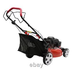 Petrol Lawn Mower Self Propelled Electric Start 5HP 4-Stroke 140cc Cut Lawnmower