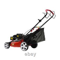 Petrol Lawn Mower Self Propelled Electric Start 5HP 4-Stroke 140cc Cut Lawnmower