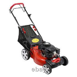 Petrol Lawn Mower Self Propelled Electric Start 5HP 4-Stroke 140cc Cut Lawnmower