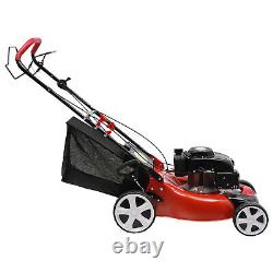 Petrol Lawn Mower Self Propelled Electric Start 5HP 4-Stroke 140cc Cut Lawnmower