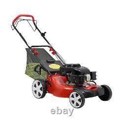 Petrol Lawn Mower Self Propelled Electric Start 5HP 4-Stroke 140cc Cut Lawnmower