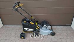 Petrol Lawn Mower Titan TTLMP300SP40 Self Propelled Rotary 41 cm 125 cc