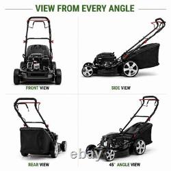 Petrol Lawnmower, 42cm cutting width, petrol engine, Up to 250m², 55L Grass Hold
