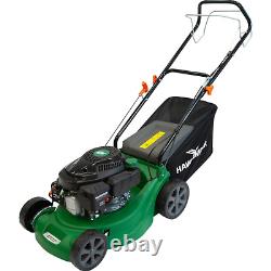 Petrol Lawnmower Cordless Self Propelled Lawn Mower Polypropylene Hawksmoor 40cm