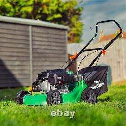 Petrol Lawnmower Cordless Self Propelled Lawn Mower Polypropylene Hawksmoor 40cm