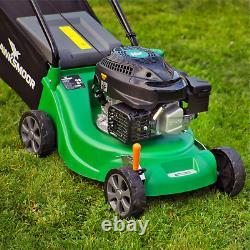 Petrol Lawnmower Cordless Self Propelled Lawn Mower Polypropylene Hawksmoor 40cm