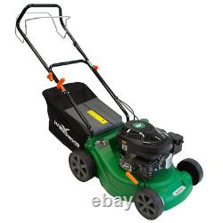 Petrol Lawnmower Cordless Self Propelled Lawn Mower Polypropylene Hawksmoor 40cm