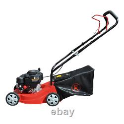 Petrol Lawnmower Push RocwooD 132cc 16 Mower Plus FREE Oil