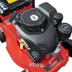 Petrol Lawnmower Push RocwooD 132cc 16 Mower Plus FREE Oil