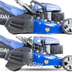 Petrol Lawnmower Rear Roller Self Propelled Lawn Mower 43cm 17 Striped Effect