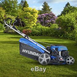 Petrol Lawnmower Self Propelled Lawn Mower ELECTRIC START 46cm 460mm 18 HYUNDAI