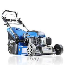 Petrol Roller Lawn Mower Self Propelled 196cc, 21 53cm Lined Cut Lawnmower