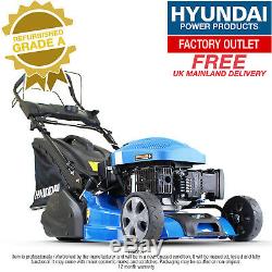 Petrol Roller Lawnmower Hyundai HYM510SPER Self Propelled Key Start 173cc 5HP