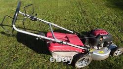 Petrol lawn mower self propelled electric start