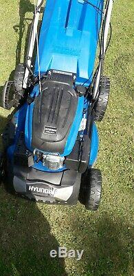 Petrol lawn mower self propelled electric start