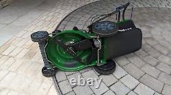 Powerbase 46cm 149cc self propelled petrol lawnmower, used for 2 months