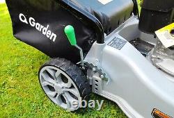 Q Garden QG40 -145SP 40cm Self Propelled Petrol Rotary Lawnmower USED FOR 10mins