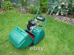 QUALCAST CLASSIC 35s CYLINDER PETROL LAWNMOWER SELF PROPELLED & GRASS BOX