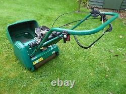 QUALCAST CLASSIC 35s CYLINDER PETROL LAWNMOWER SELF PROPELLED & GRASS BOX