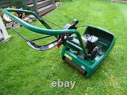 QUALCAST CLASSIC 35s CYLINDER PETROL LAWNMOWER SELF PROPELLED & GRASS BOX