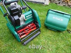 QUALCAST CLASSIC 35s CYLINDER PETROL LAWNMOWER SELF PROPELLED & GRASS BOX