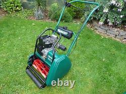 QUALCAST CLASSIC 35s CYLINDER PETROL LAWNMOWER SELF PROPELLED & GRASS BOX