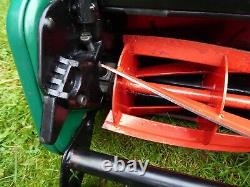 QUALCAST CLASSIC 35s CYLINDER PETROL LAWNMOWER SELF PROPELLED & GRASS BOX