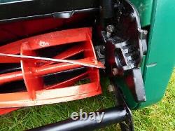 QUALCAST CLASSIC 35s CYLINDER PETROL LAWNMOWER SELF PROPELLED & GRASS BOX