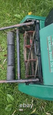 Qualcast Classic 35S Petrol Cylinder Lawn Mower Starts, Runs, Pulls & Cuts