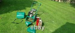 Qualcast Classic 35S Suffolk Punch Cylinder Mower Lawnmower Atco Webb Scarifier