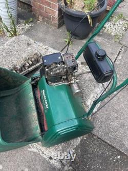 Qualcast Classic 43S Petrol Self-Propelled Lawnmower with Scarifier Cassette