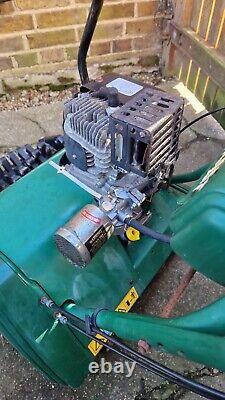 Qualcast Classic Petrol 35s Cylinder Lawn Mower Petrol Self Propelled Scarifier