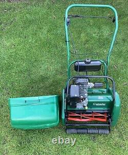 Qualcast Petrol Cylinder Lawnmower 43s 17 Cut Rear Roller Suffolk Punch