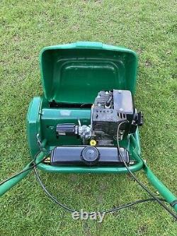 Qualcast Petrol Cylinder Lawnmower 43s 17 Cut Rear Roller Suffolk Punch