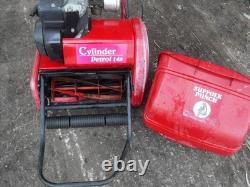 Qualcast Suffolk Punch 14s Petrol Cylinder Self-Propelled Lawn Mower Roller