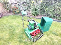 Qualcast Suffolk Punch 35 Petrol Cylinder Lawnmower Mower 14 Cut Self Propelled