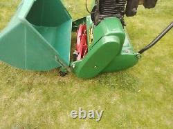 Qualcast Suffolk Punch 35 Petrol Cylinder Lawnmower Mower 14 Cut Self Propelled