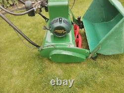 Qualcast Suffolk Punch 35 Petrol Cylinder Lawnmower Mower 14 Cut Self Propelled