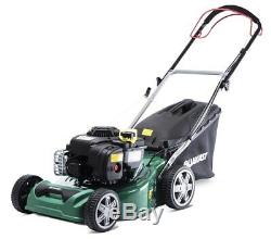 Qualcast lawnmower petrol self propelled 41cm briggs and stratton lawnmower