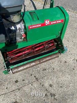 Ransomes Super Bowl 51 cylinder mower Kubota engine 10 blade cylinder