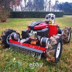 Remote Control Electric Gasoline Lawn Mower Robot Grass Weeding Machine Trimmer