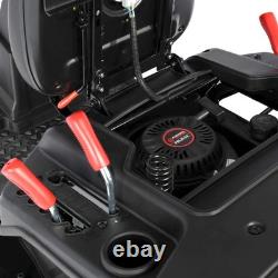 Ride-On Petrol Lawn Mower, 24 Compact With Catch Box, Grass Box, Adjustable Hei