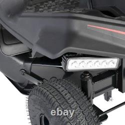 Ride-On Petrol Lawn Mower, 24 Compact With Catch Box, Grass Box, Adjustable Hei
