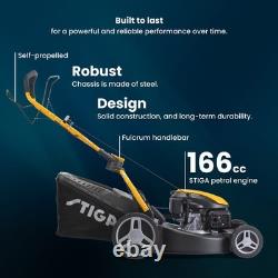 STIGA Combi 553 S Self-Propelled Lawn Mower, 166 cc, 51 cm, 60 L 3-in-1