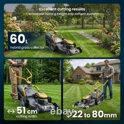 STIGA Combi 553 S Self-Propelled Lawn Mower, 166 cc, 51 cm, 60 L 3-in-1