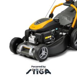 STIGA Combi 748 V Self-Propelled Petrol Lawnmower, 145 cm3, 46 cm 4-in-1