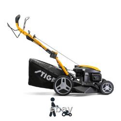 STIGA Combi 748 V Self-Propelled Petrol Lawnmower, 145 cm3, 46 cm 4-in-1